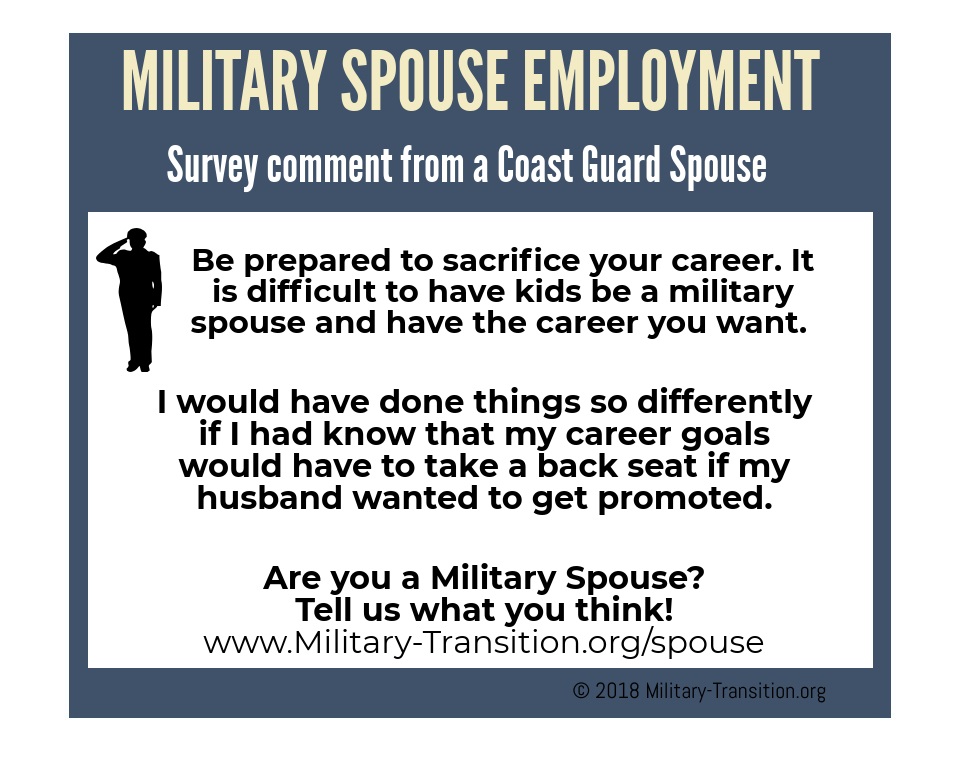 coast guard wife employment